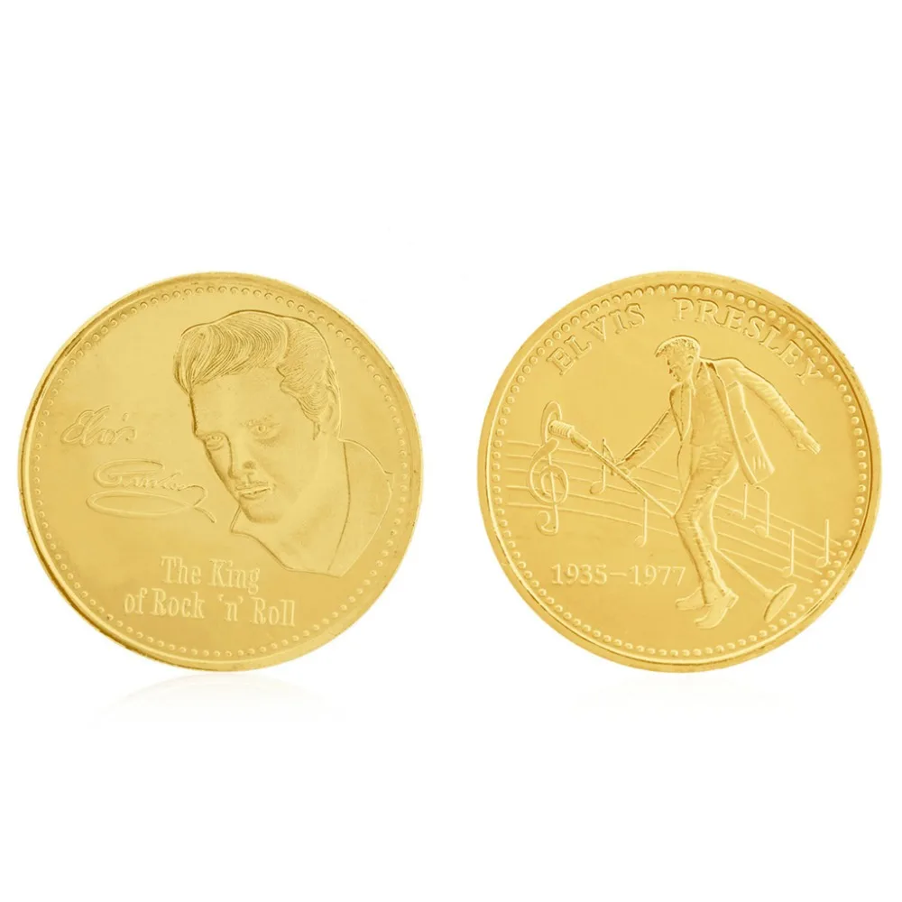 Памятная монета Elvis Presley коллекция искусств подарок BTC Биткоин сплав сувенир UU75