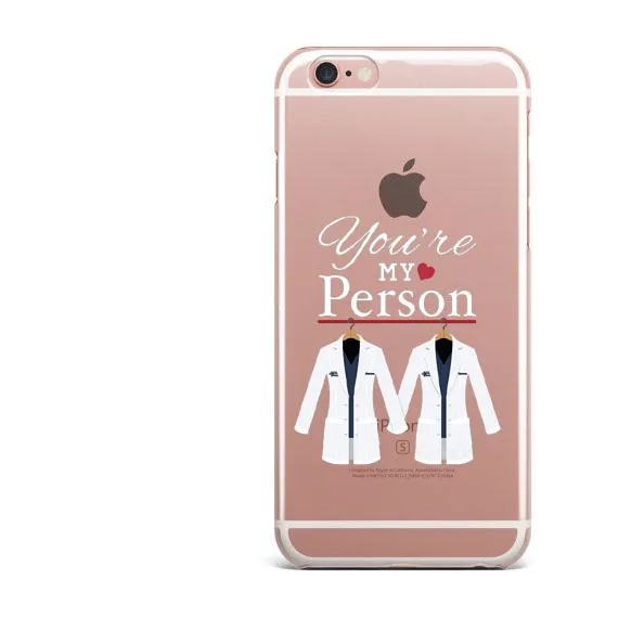Greys Anatomy You are my person чехол для телефона s Чехол iPhone SE 5S 6 6S Plus 7 7Plus 8 8Plus X Мягкий