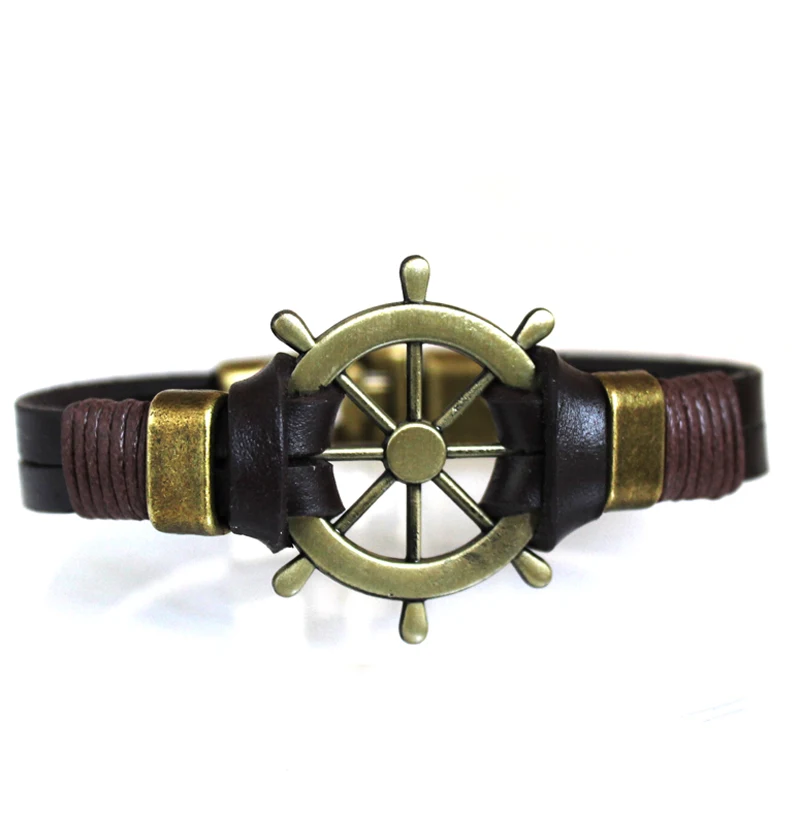 Горячее предложение новые оригинальные браслеты из телячьей кожи для мужчин и