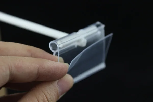 Крючок вешалка шириной 45 мм держатель для этикеток проволоки цена на полку