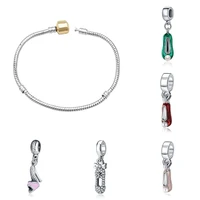 fit charms plata de ley original bracelet jewelry valentines day mary poppins bijoux sieraden oorbellen beads jewellery