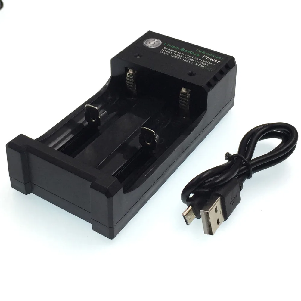 Новинка 18650 V 3 7 зарядное устройство литий-ионный аккумулятор USB независимая