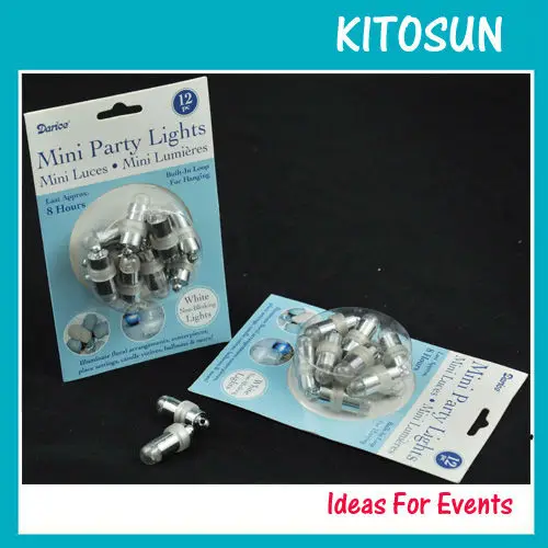 

Free Shipping (50 pieces/lot) Batteries Led Mini Waterproof LED Balloon Wedding Decoration Party Vase Glass Lights