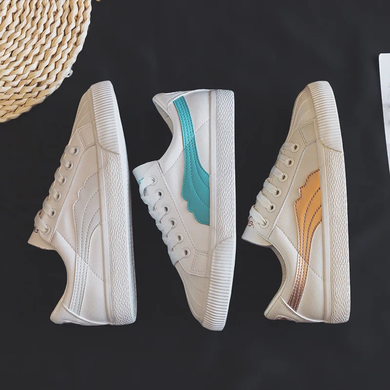 Спортивная Модная Белая обувь в Корейском стиле Новинка 2019 года весенняя женская
