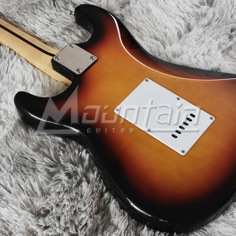 Горная гитара ST электрогитара sunburst Цвет SSS подобрать американская липа тело клен шеи