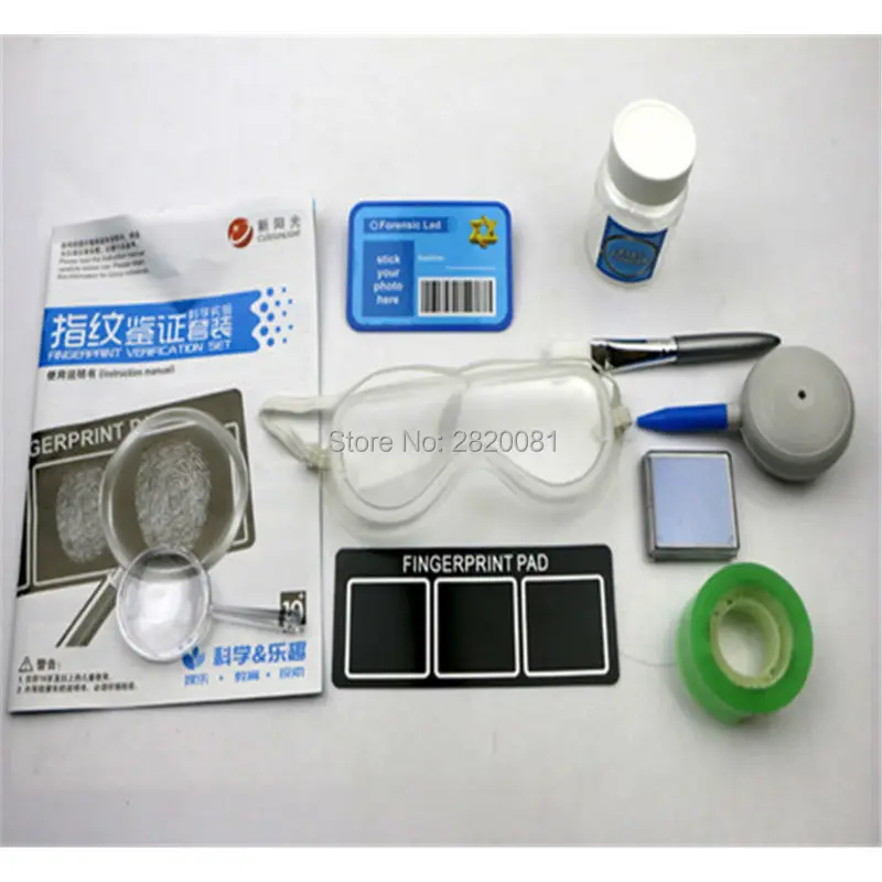 Новинка игрушка сделай сам набор для проверки отпечатков пальцев научная