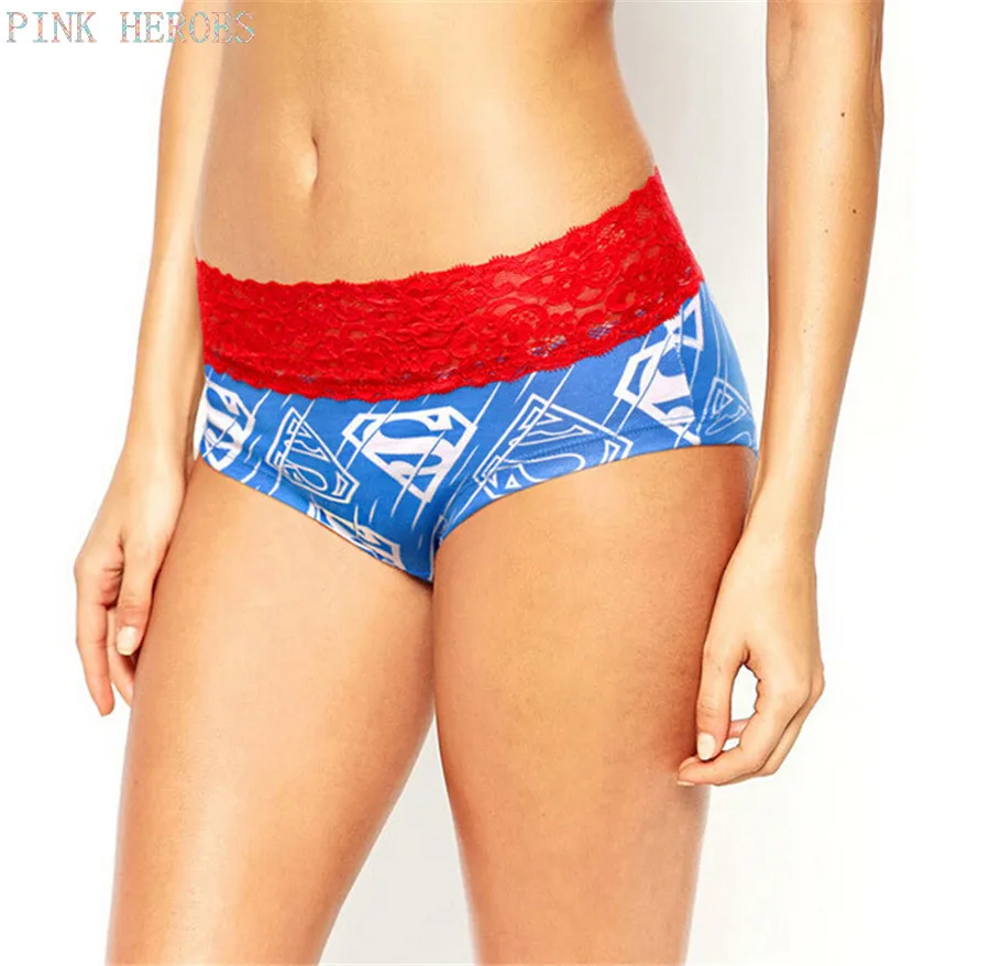 РОЗОВЫЙ ГЕРОЕВ Пары underwear 93% Хлопок Твердые Сексуальные Трусы Женщин Underwear