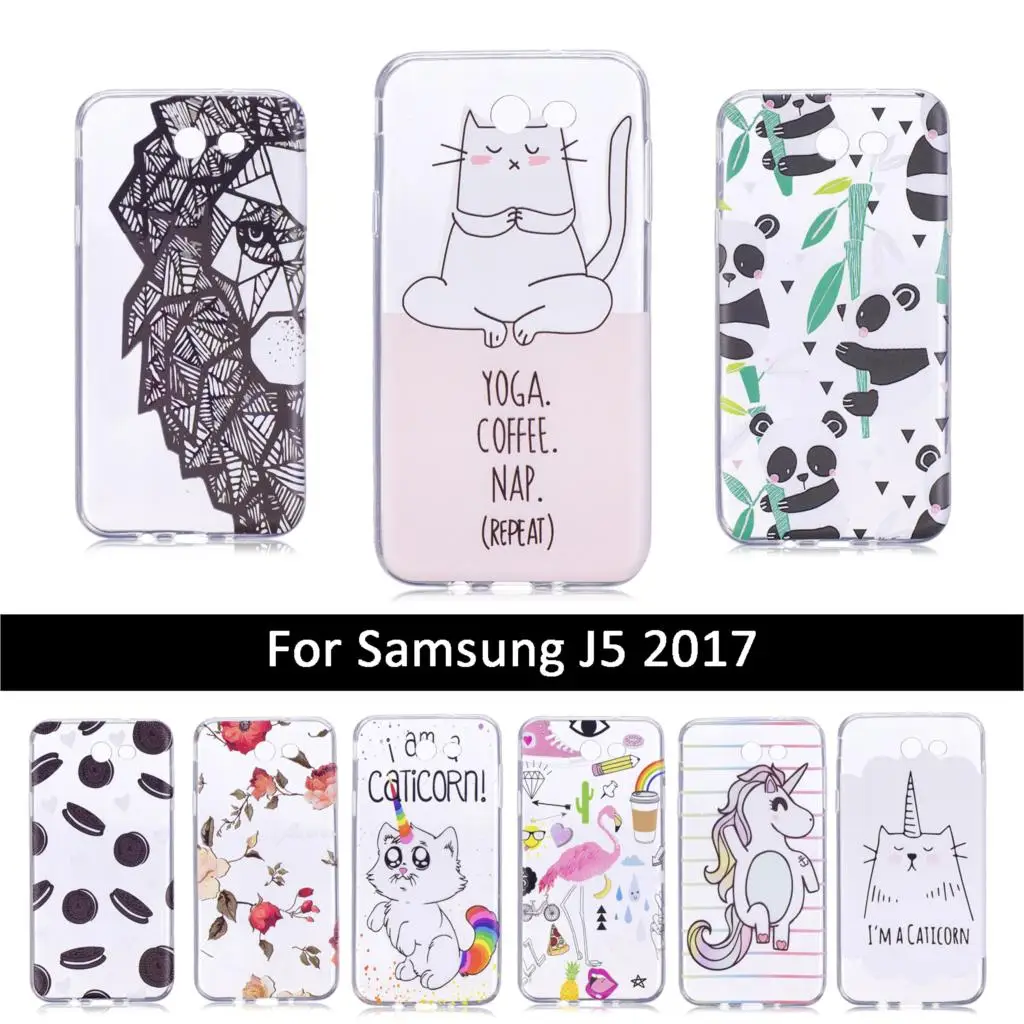 Case Cover For Samsung Galaxy J5 2017 J530 J530F Soft TPU Silicone Mobile Phone Shells for samsung J 5 530 530F Cases Coque |