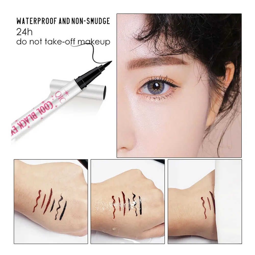 1 шт. водостойкая жидкая подводка для глаз косметика долговечный карандаш