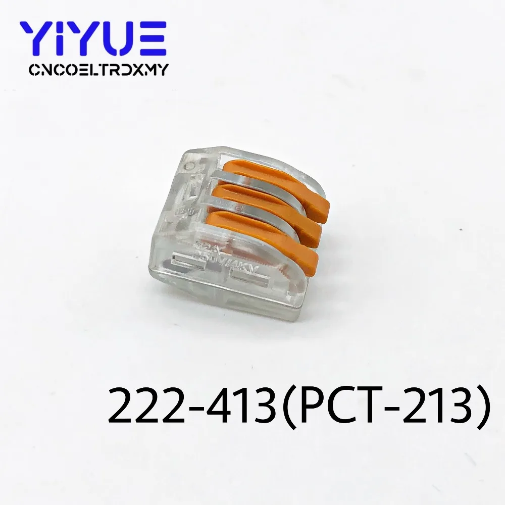 Мини-разъем fast Wire 222-412/413/415 Универсальный Компактный соединитель проводки