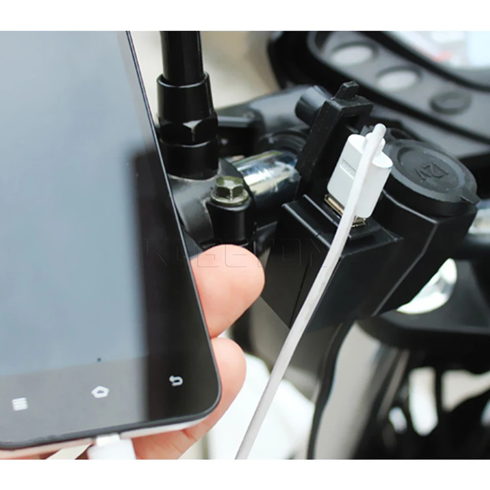 Водонепроницаемая вспышка sikeo для мотоцикла 12 в прикуриватель 5 usb адаптер