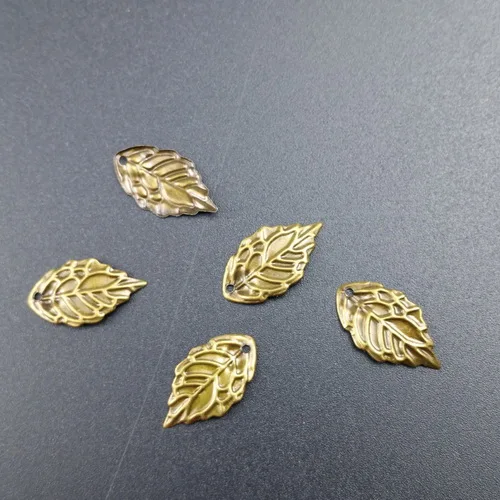 10x18mm bronze 50 шт./лот, металлические поделки, сделай сам, ювелирные изделия, подвески-капли, серьги, ручная цепочка, ожерелье, аксессуары - Цвет: 10x18mm bronze