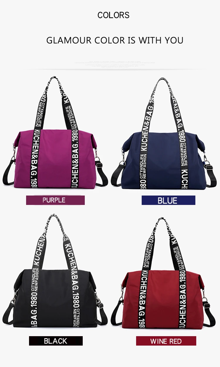 Wobag Модные Новые дорожные сумки большой емкости Oxofrd Tote Портативный багаж Повседневная Сумка Многофункциональная багажная сумка