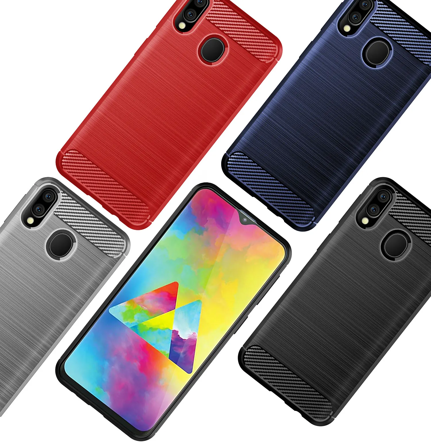 Чехол для Samsung Galaxy M20 мягкий чехол из ТПУ силиконовый защиты всего тела |