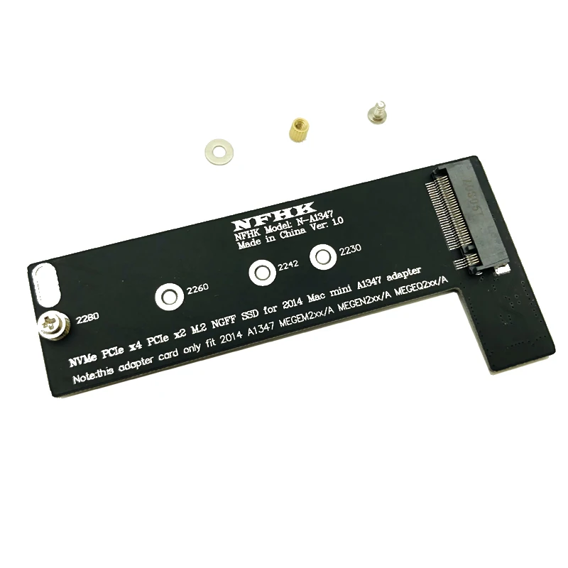M ключ NVMe M2 SSD для применения Mac Mini 2014 A1347 MEGEN2 MEGEM2 MEGEQ2 адаптер Raiser PCI express NGFF 760P 600P Riser