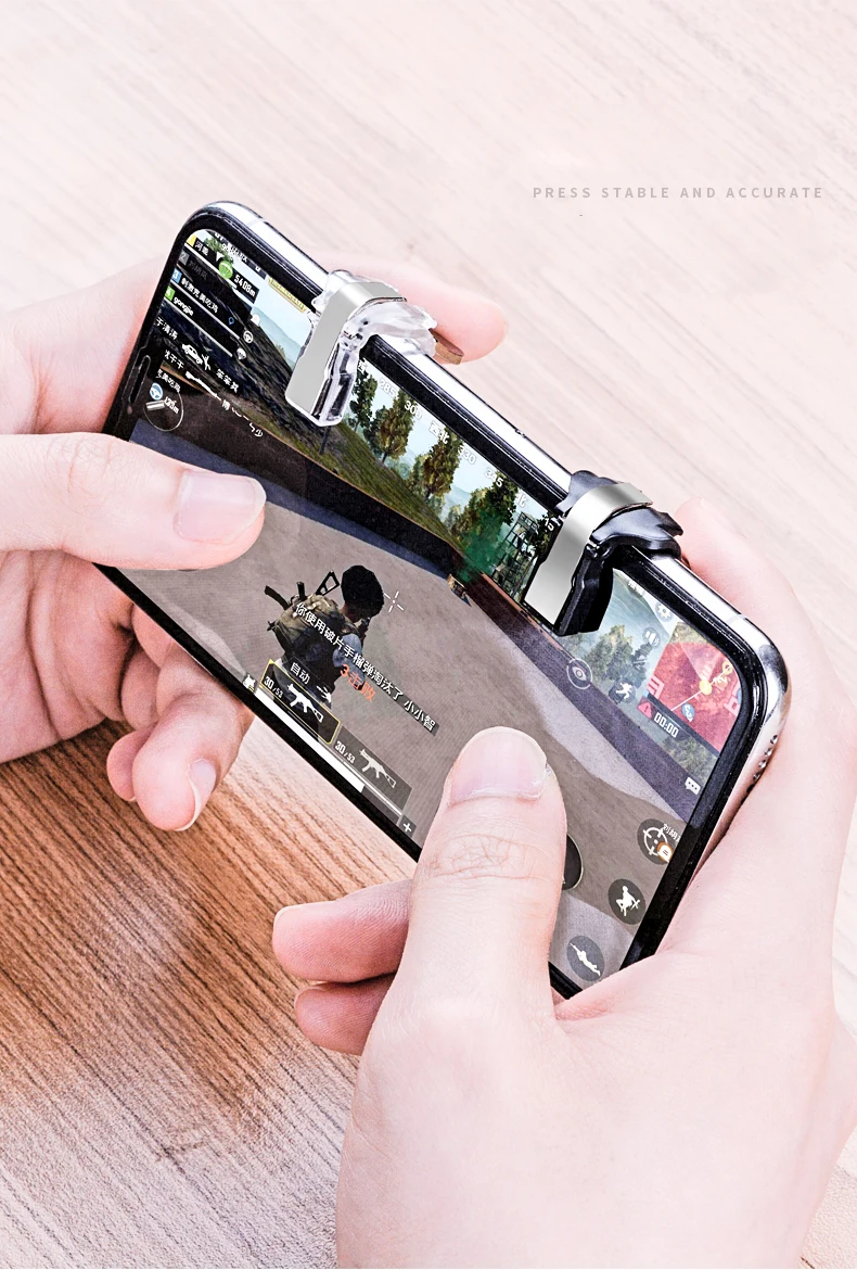 HEYNOW геймпад для мобильного телефона контроллер для PUBG чувствительной съемки триггер огонь металлическая кнопка игровой джойстик мобильный телефон геймпад