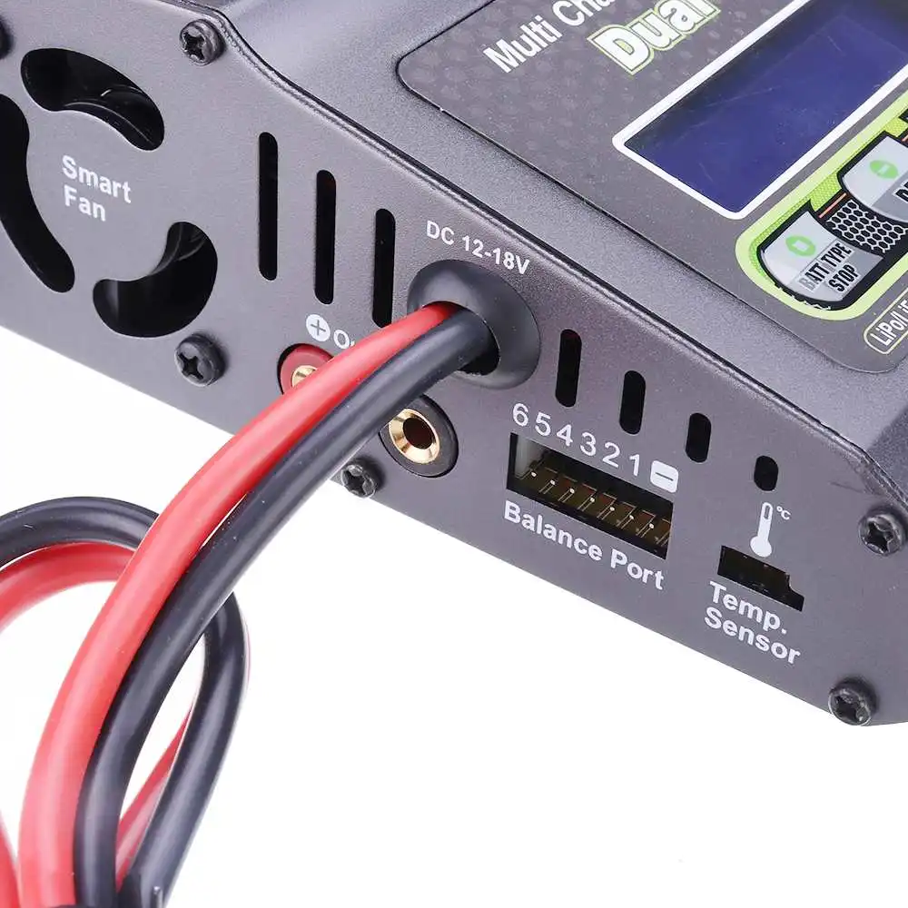 SKYRC Экстремальный 400WX2 20A Двойной DC зарядное устройство Dis зарядное устройство для 1-6S Lipo батарея RC Дрон Квадрокоптер, Мультикоптер FPV запчасти