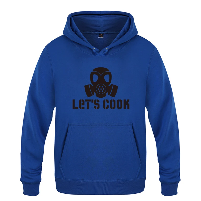 LETS COOK BREAKING BAD Hoodies Men 2018 Men's Pullover Fleece Hooded Sweatshirts | Мужская одежда