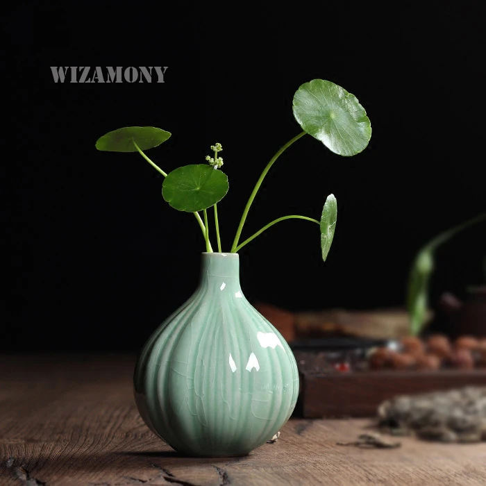 6 типов лидер продаж традиционная китайская фарфоровая Настольная Ваза Longquan Celadon