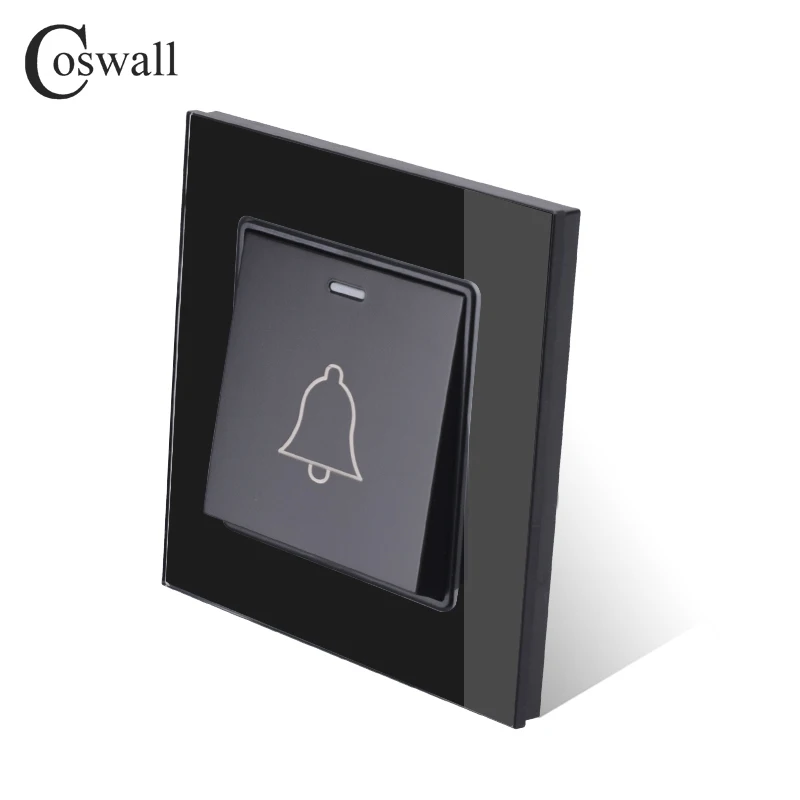 Роскошная панель Coswall из хрустального закаленного стекла 1-клавишный