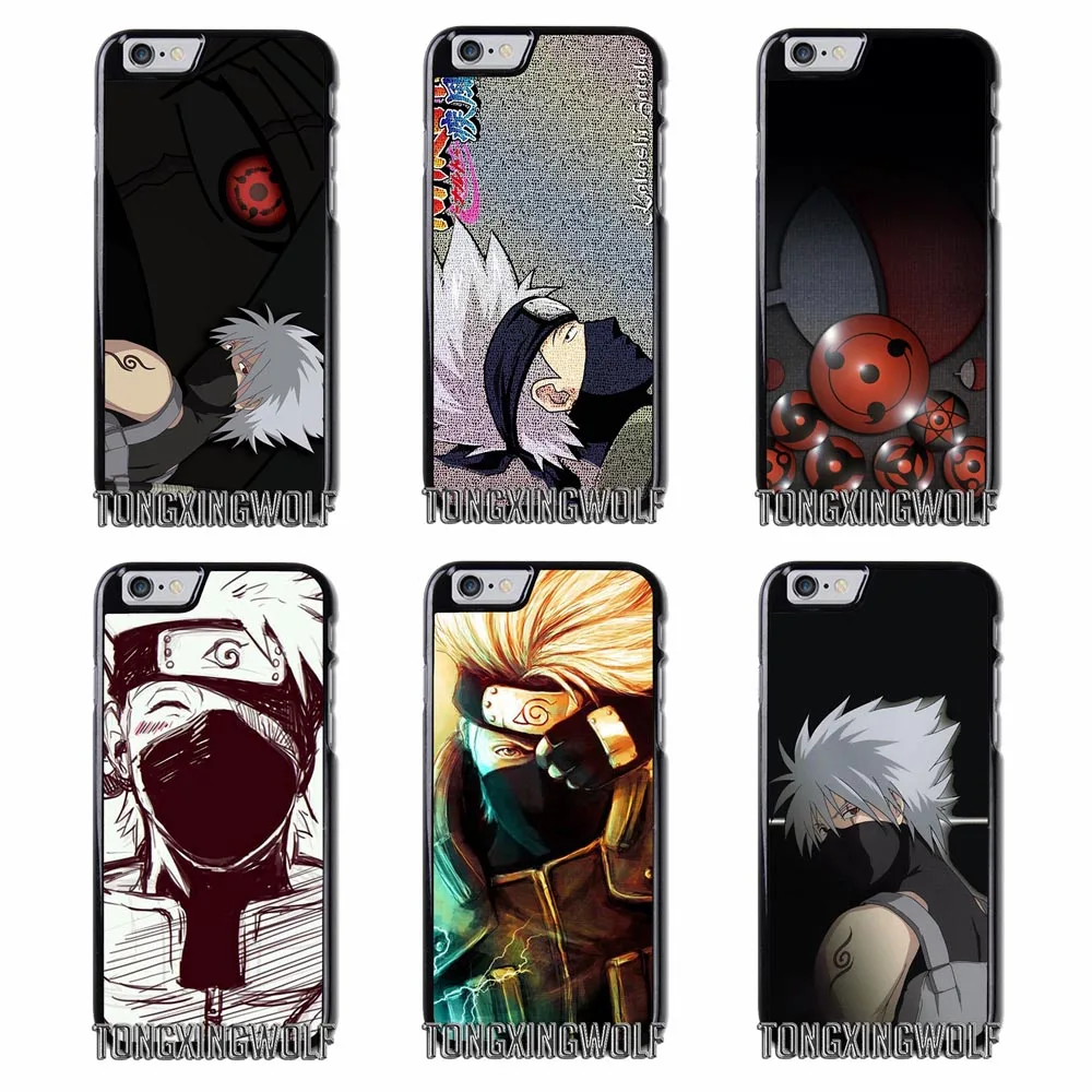 Хатаке Какаши Naruto чехол для iPhone 4S 5S SE 6 S 7 8 9 плюс XR XS Max samsung примечание S4 S5 S6 S7 S8 S9 Edge