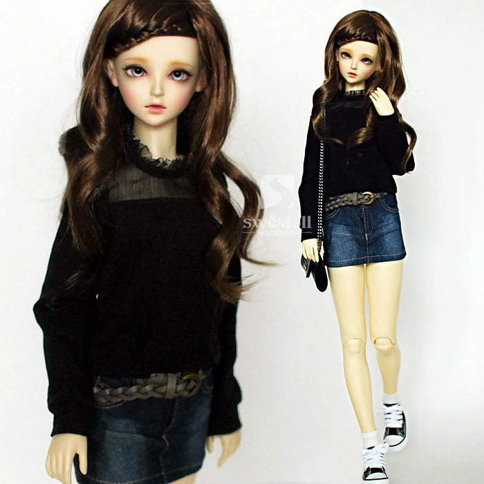 Рубашка Sweetie из полупряжи для шарнирной девочки 1/4 MSD 1/3 SD10/13 одежда CWB79|doll clothes|sd doll