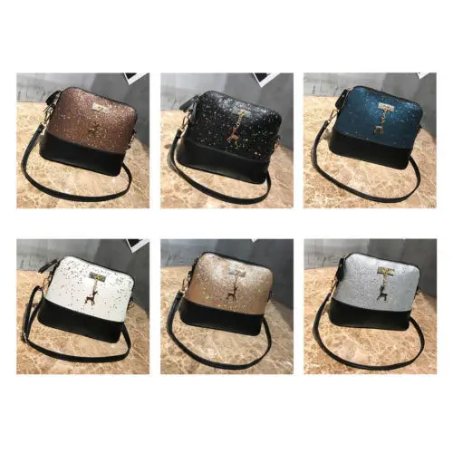 Women's Shoulder Bag PU Leather Handbags Messenger Crossbody Hobo Satchel Purse | Багаж и сумки
