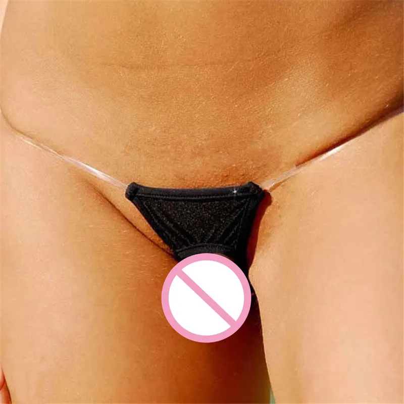 Прозрачные экзотические стринги женские жевательные открытые бикини с вырезами