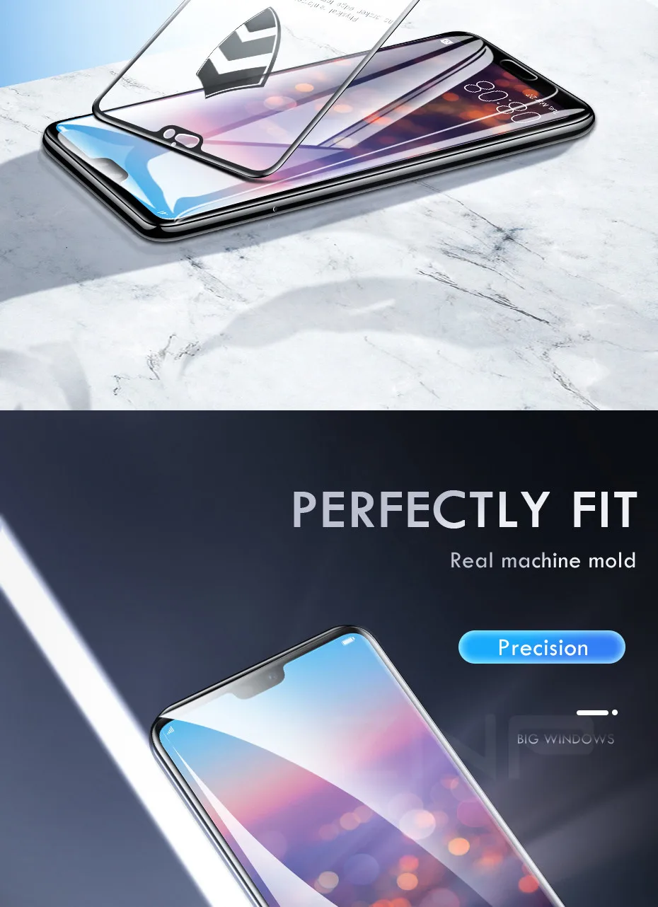 ZNP 15D Защитное стекло для huawei P30 P20 Pro на mate 20 10 Lite закаленное защитное стекло для Honor 10 9 Lite p30 стеклянная пленка