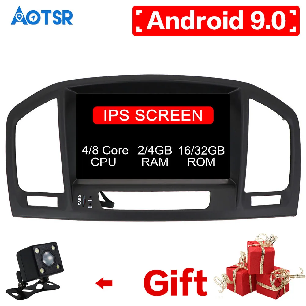 Восьмиядерный Автомобильный плеер Android 9 0 GPS навигация для Opel Vauxhall Holden Insignia 2008 2013