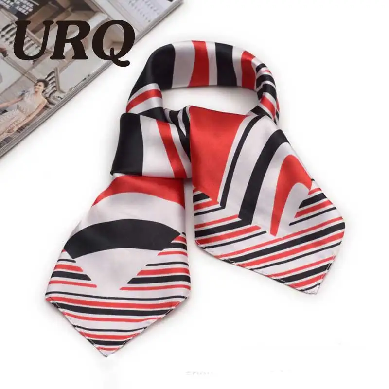 Стильный красно белый шелковый шарф 60х60см.|scarf long|scarf setscarf patchwork |