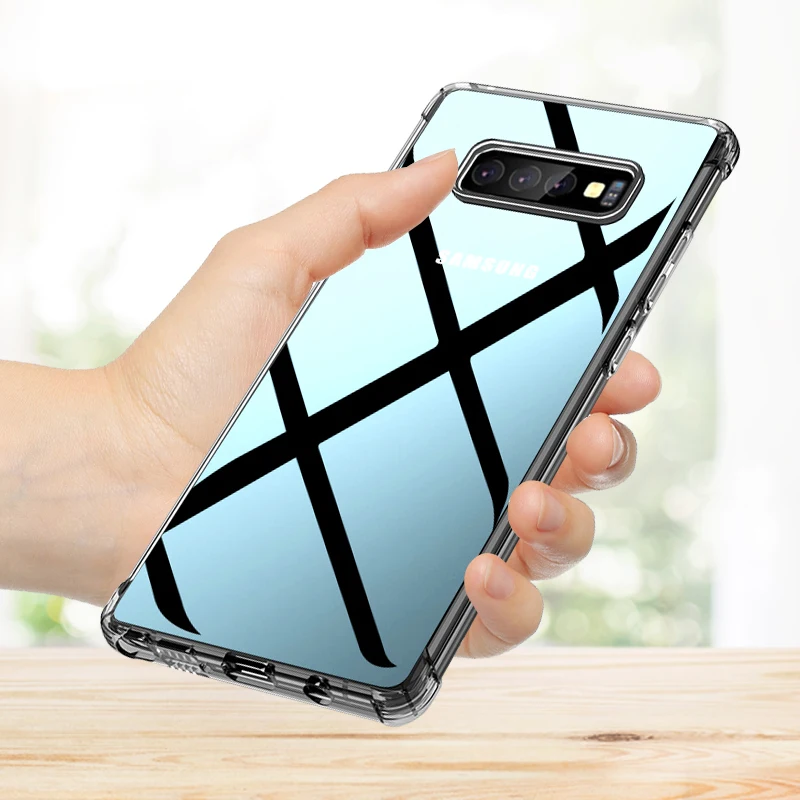 Чехол для телефона из ТПУ Samsung Galaxy S10 Plus S10e S20 FE S21 Ultra силиконовый чехол оболочка