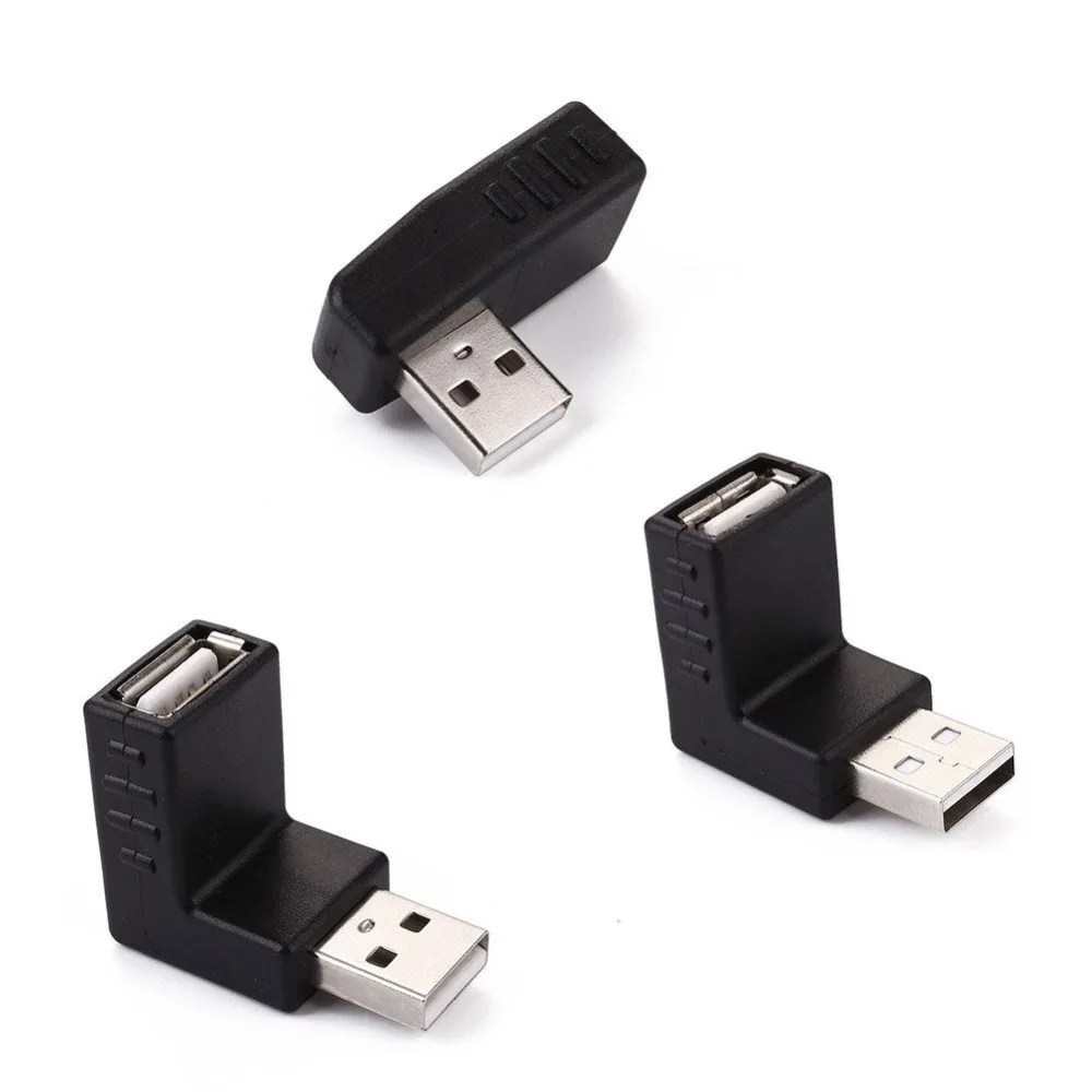 680B USB 2 0 Тип A адаптер удлинительного кабеля для женщин Прямоугольный штекер Папа