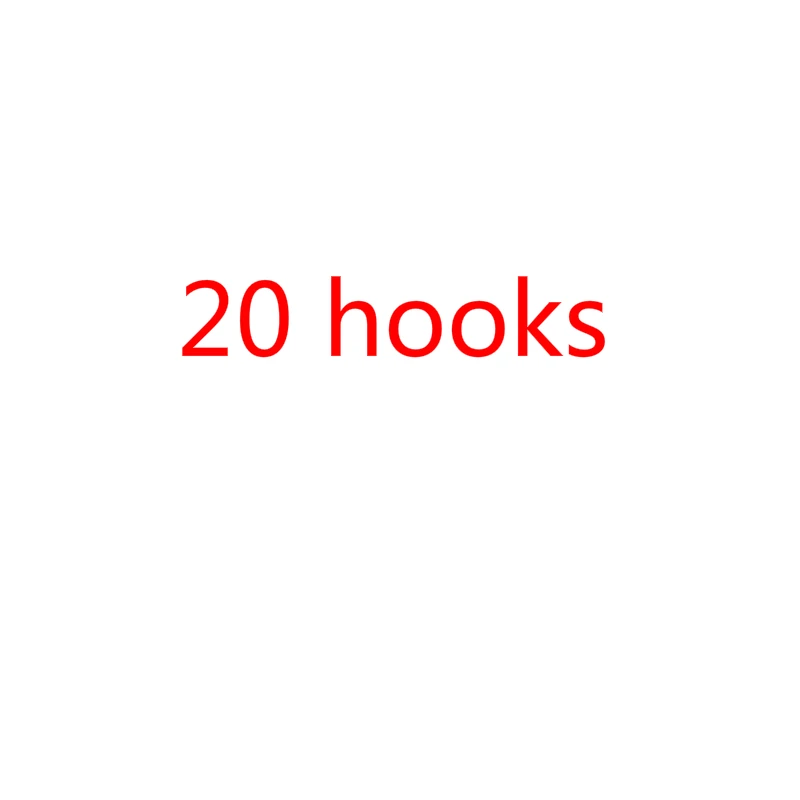 20 hooks 10/20/30/50/100 pcs ISEAMA крючки с высоким содержанием углерода Сталь для OEM рыболовный крючок на карпа(Япония) Anzol рыболовный крючок с заусенцем рыболовные снасти Pesca - Цвет: 20 hooks