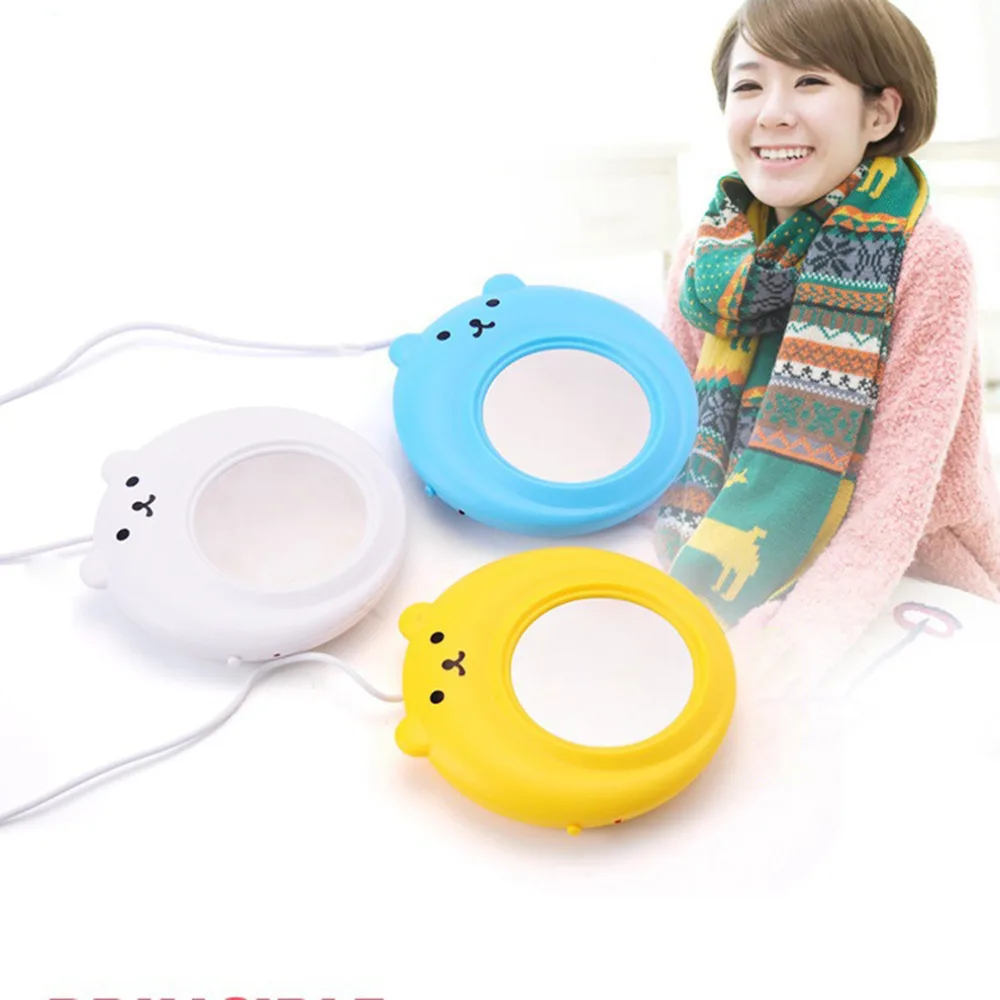Новый 1 шт. Симпатичный Медведь Дизайн USB Powered Кружка Грелка Кофе Чай Напитки