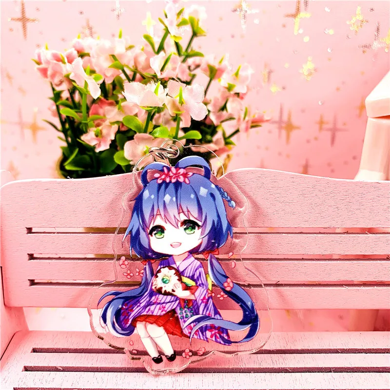 Китайский VOCALOID Luo tianyi брелок модные Мультяшные фигурки брелоки для сумки