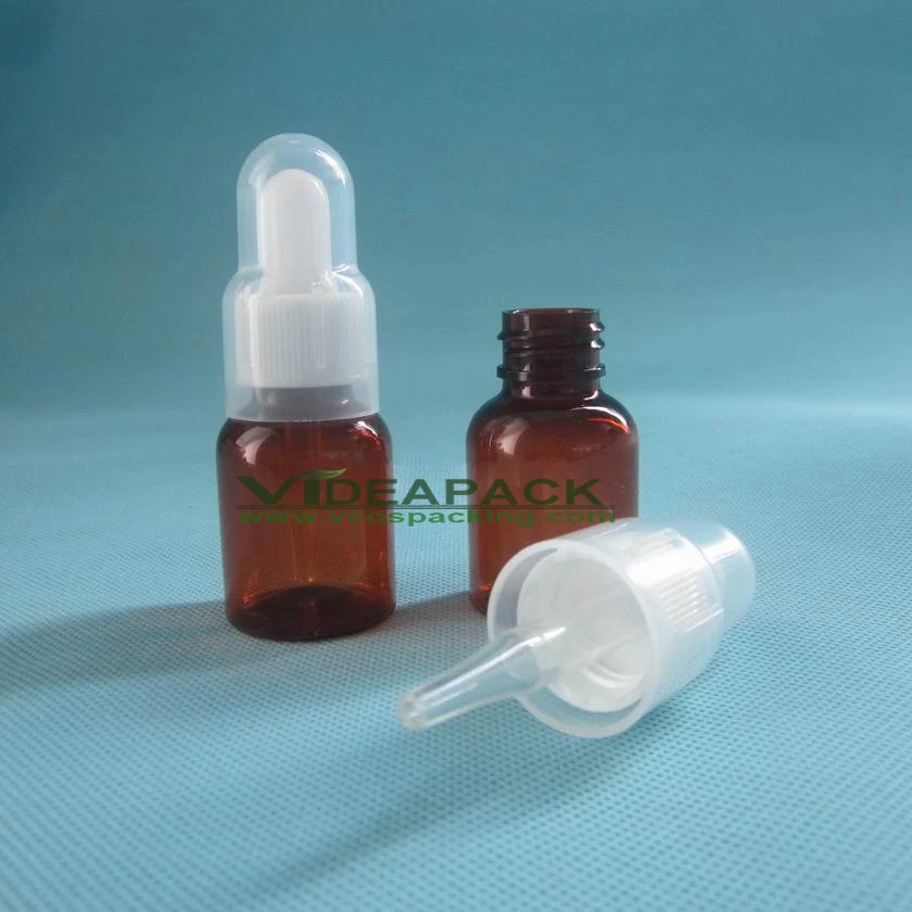 50 шт 35 мл коричневая и зеленая пластиковая бутылка эфирного масла с белыми