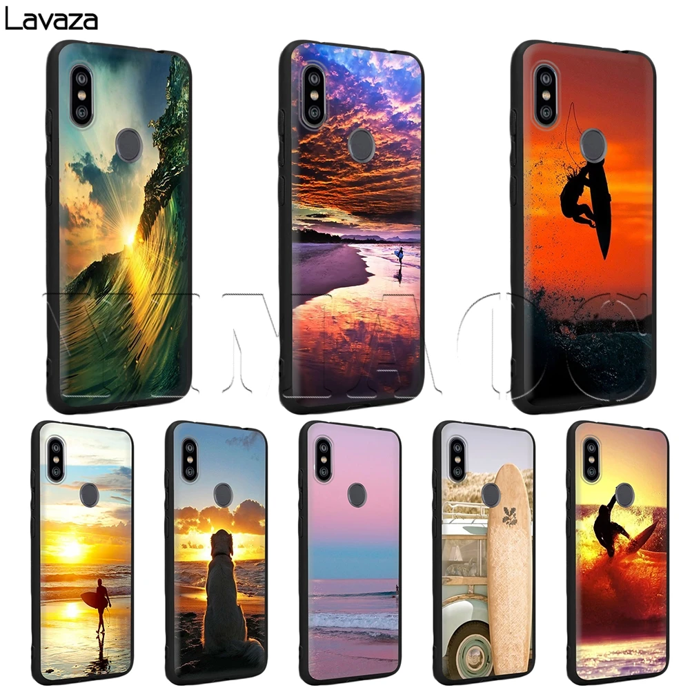 Lavaza Surfing sunset sea Case for Xiaomi Redmi Note 4A 4X 5 5A 6 6A 7 S2 Pro Go Prime Plus |