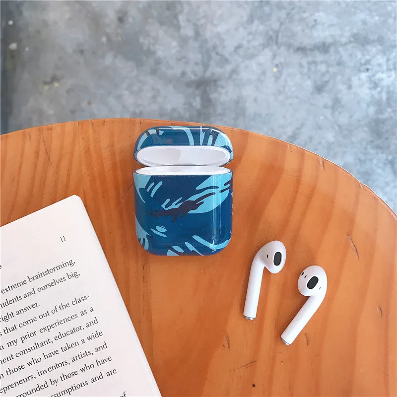 Камуфляжный чехол Airpods Cool для airpods защитный жесткий беспроводной наушников iphone
