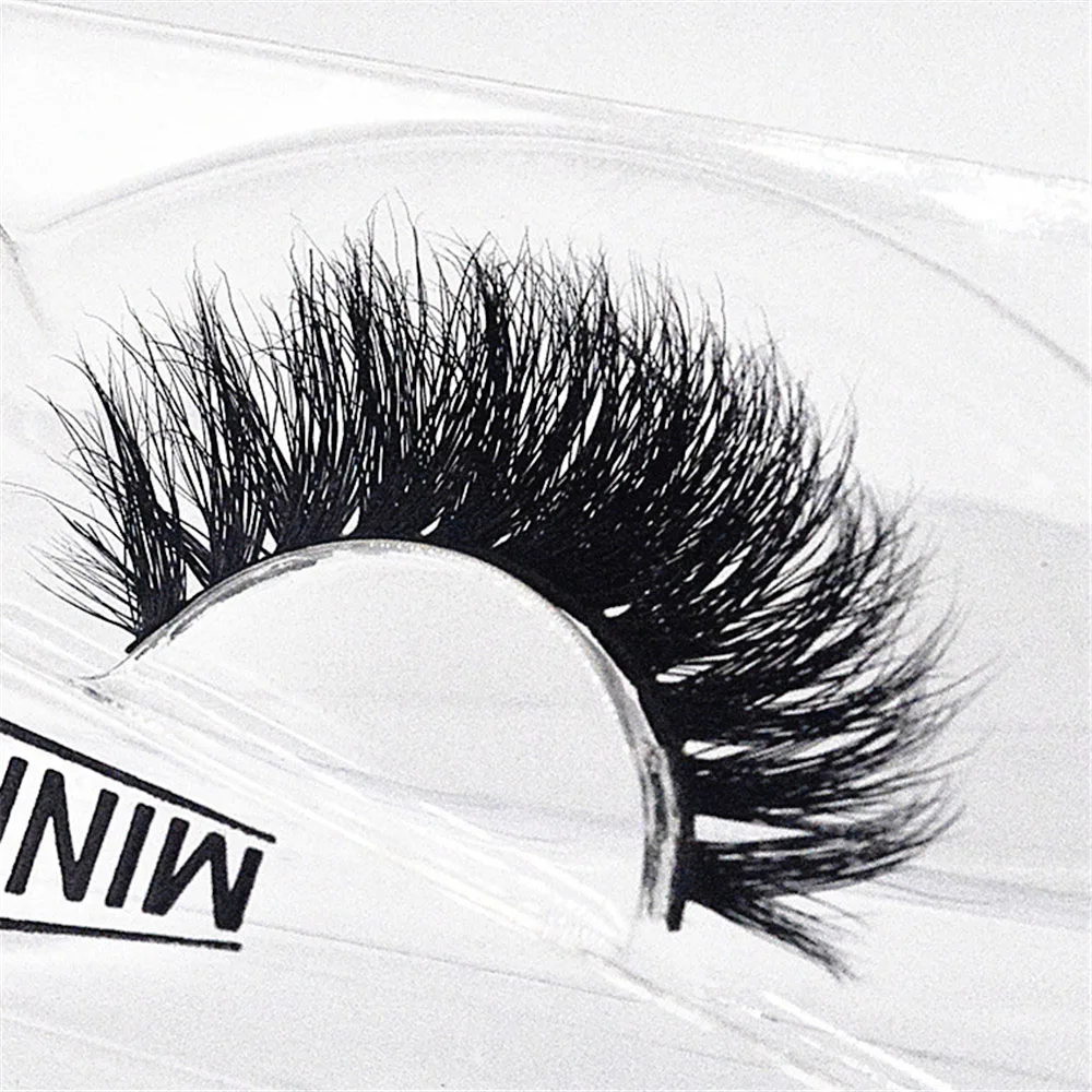3D Mink False Eyelashes 100% Hair Hand-made Curling Crisscross Thick Natural Long Messy Beauty Make-up Tools DM19 | Красота и