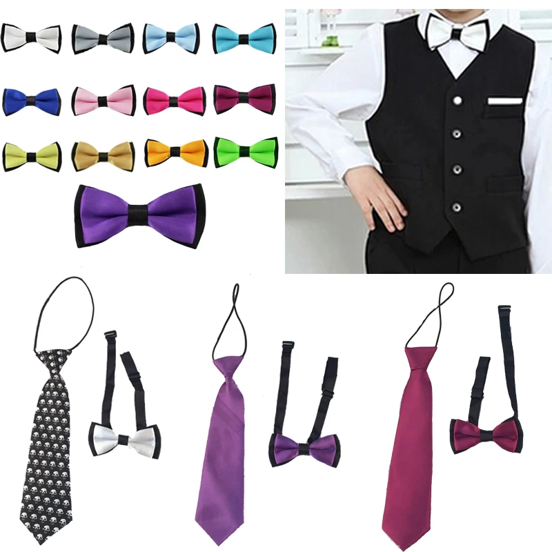 2 шт. детские галстуки бабочки|tie matching|boys bow tieskids tie |