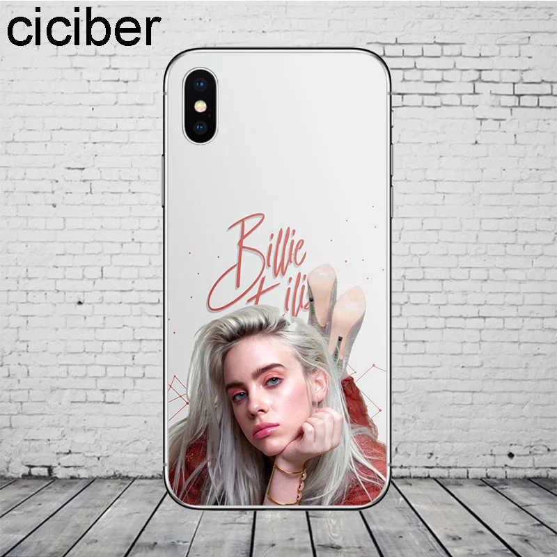 Ciciber Billie Eilish чехол для телефона Apple iPhone X XR XS Max 7 8 6S Plus 5 5S Мягкий из ТПУ iphone 11 Pro |