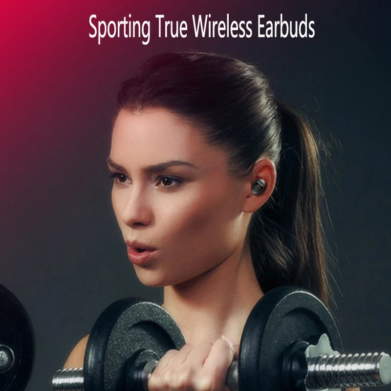 Caletop Bluetooth 5 0 наушники-вкладыши TWS с Беспроводной наушники HiFi стерео музыка IPX5