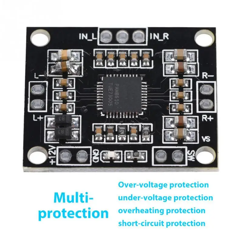 XH M181 Class D 12V 15W цифровой аудио усилитель платы Amp двухканальный Видео Стерео
