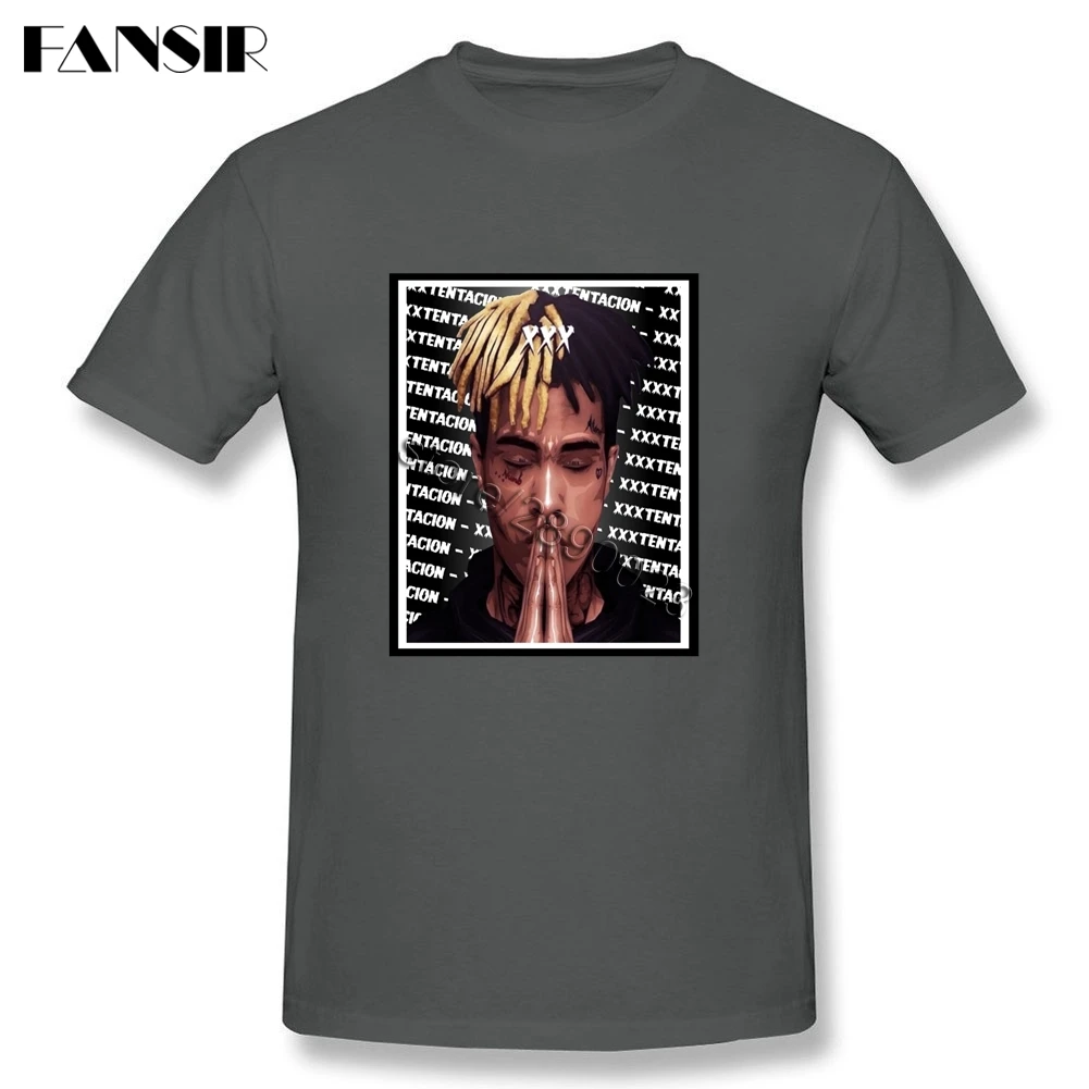 Футболка XXXTentacion с коротким рукавом мужские брендовые рубашки Мужская футболка
