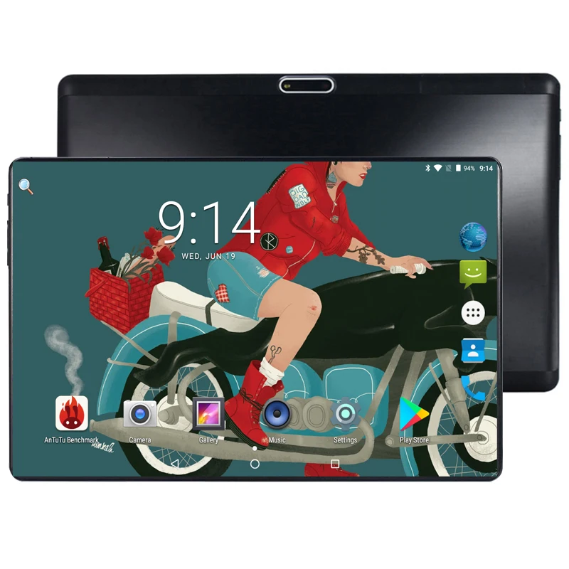 10-дюймовый планшетный ПК с системой андроида и 9,0 Octa Core 6 ГБ Оперативная память 128 Гб Встроенная память 1280x800 HD ips Экран gps Медиа Pad 4G FDD LTE мобильный телефон