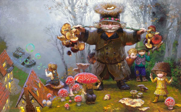 

Современная Художественная Картина на холсте Виктора низовцев картина маслом для детской комнаты рождественские украшения Настенная карт...