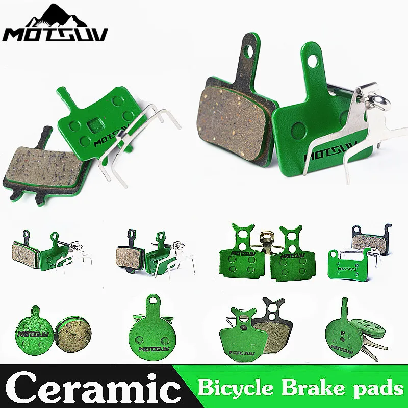 4 пары велосипедных керамических дисковых тормозных колодок для MTB