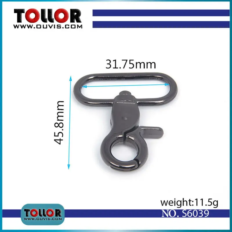

High Quality Swivel Dog Buckle Handbag hardware Metal Clasp For bag Trigger Snap Hook Buckle Luggage DIY Accessories