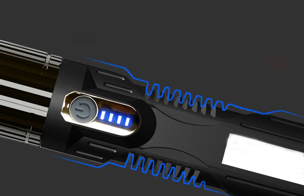 USB перезаряжаемый светодиодный фонарик водонепроницаемый фонарь USB интерфейс для зарядки телефона масштабируемый 5 режимов освещения супер яркий